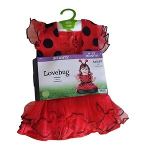 NWT Red Lovebug Infant Costume